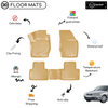 3D Molded Interior Beige Car Floor Mat for Opel Vectra B