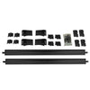 Black Roof Rails Side Bars And Cross Bars Set for Range Rover Evoque 4 PCS