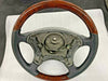 Mercedes W208 CLK Facelift 2000-2003 Compatible Walnut Veneer Steering Wheel 2000-2003