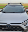 Strong Roof Rack Cross Bars for Toyota Rav4 2019-2023 Silver