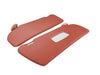 Mercedes W123 Coupe C123 230CE 280CE 1976–1986 Compatible Sunvisor Tobacco Brown Set