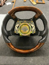 Mercedes Benz AMG look W124 W210 W208 W140 R129 STEERING WHEEL Burl Wood Walnut