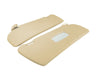 Mercedes W123 Coupe C123 230CE 280CE 1976–1986 Compatible Sunvisor Tobacco Brown Set