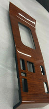 Mercedes W124 Compatible Zebrano Color Burl Wood Shifter Frame Panel Console