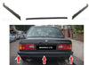 BMW E30 EURO 316 318 320 325 87-94 Compatible REAR BUMPER TRIM Molding Set Late plastic