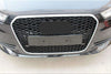 ABS Plastic Front Grills For AUDI A6 2012-2015 RS6 Chrome Black