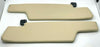 Sunvisor Sun Visors set with bracket for Porsche 914 1969-1976 Cream LHD