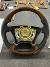 Mercedes Benz AMG look W124 W210 W208 W140 R129 STEERING WHEEL Burl Wood Walnut