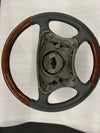 Mercedes W220 S Class Walnut Veneer Steering Wheel 1999-2005