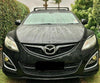 Mazda 3 2010-Up Compatible Black Roof Rack Cross Bars