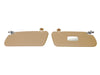 Mercedes 230 SL 250 SL 1963-1971 W113 Pagoda Beige Sunvisors (Pair) With Clips