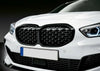 ABS Plastic Front Grills For BMW 1 Series F40 2019-UP Diamond Piano Black