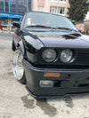 Black Plastic Front Bumper Lip Splitter For Bmw E30 E30 Coupe 3 Series 1982-1994