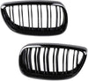 ABS Plastic Front Grills For BMW 3 Series E92 Coupe Piano Black M3