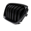 ABS Plastic Front Grills For BMW X3 F25 2014-2018 Piano Black M