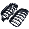 ABS Plastic Front Grills For BMW 3 Series F30 M3 Style Piano Black