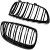 ABS Plastic Front Grills For BMW 3 Series E92 Coupe Piano Black M3