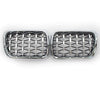 ABS Plastic Front Grills For BMW 3 Series E36 Diamond Chrome