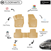 3D Molded Interior Beige Car Floor Mat for Toyota Auris 2013 - Up