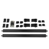 Dacia Duster 2014-2018 Compatible Black Roof Rack Cross Bars