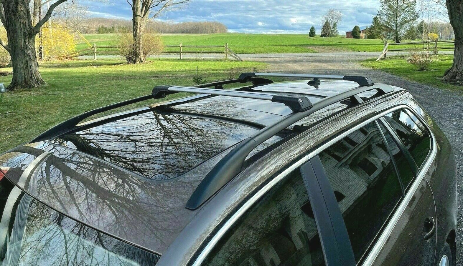 Nissan Pathfinder R52 2013-2020 Compatible Silver Roof Rack Cross Bars –  Bamboli LTD
