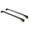 Black Roof Rack & Roof Rail Set For Volkswagen Transporter T6