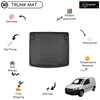 Vehicle Specific Rubber Trunk Mat Cargo Liner for Volkswagen Caddy 2003 - 2010